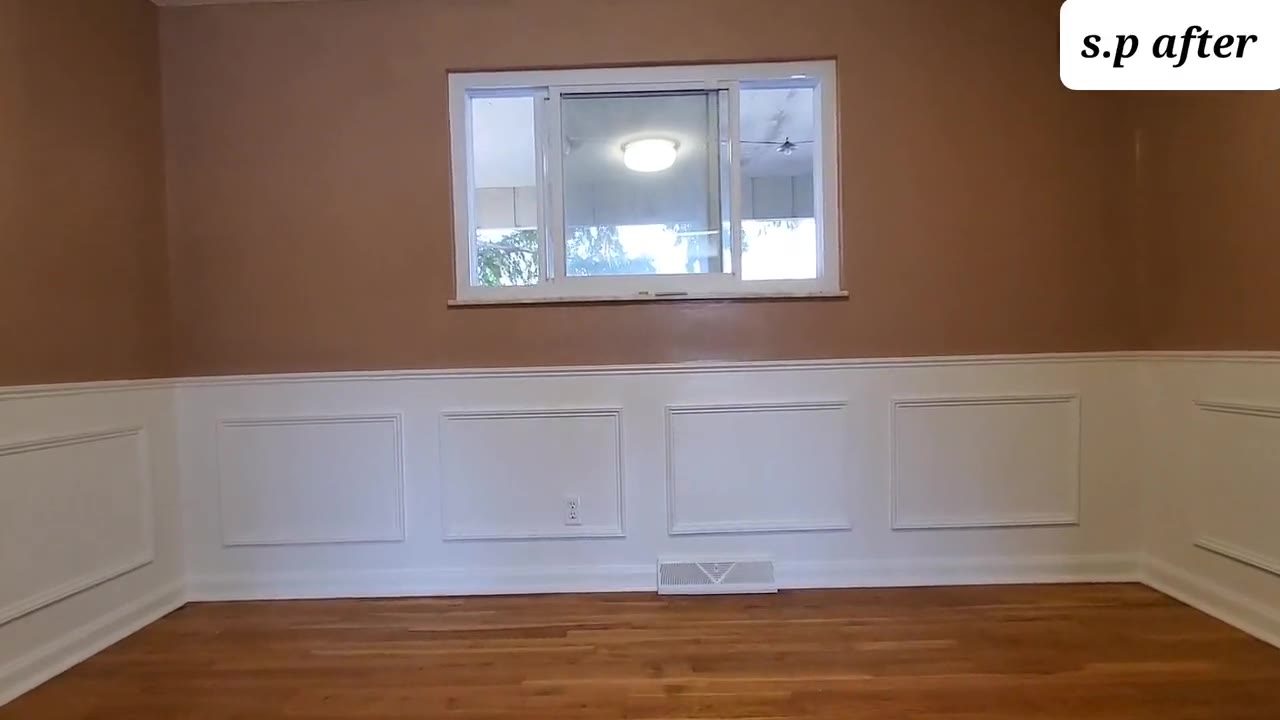 Terracotta wainscoting room walkthrough video — Segor Painting, Columbus OH
